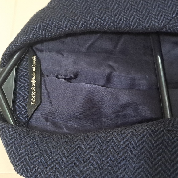 Samuelsohn Men's Blazer 100% Wool Size 44 Tall - Picture 2 of 12